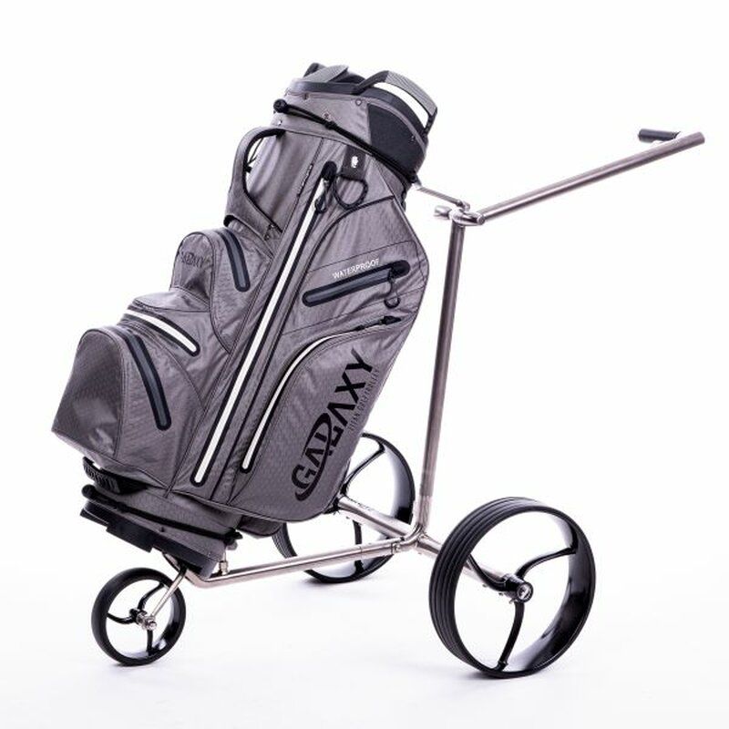 Galaxy Elektrotrolley mit Galaxy Rainline Pro Cartbag