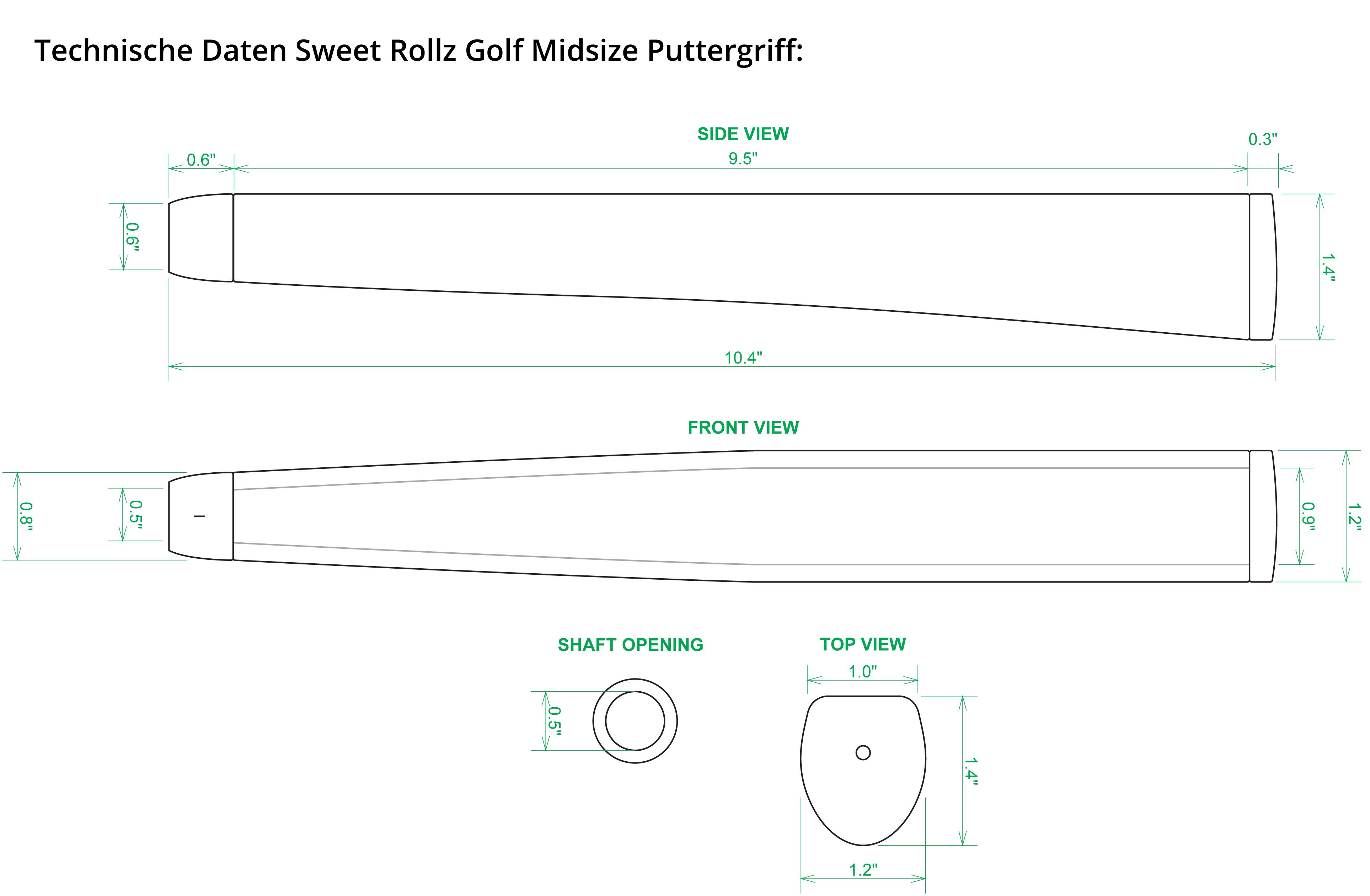 Specs Sweet Rollz Midsize Putter Grip