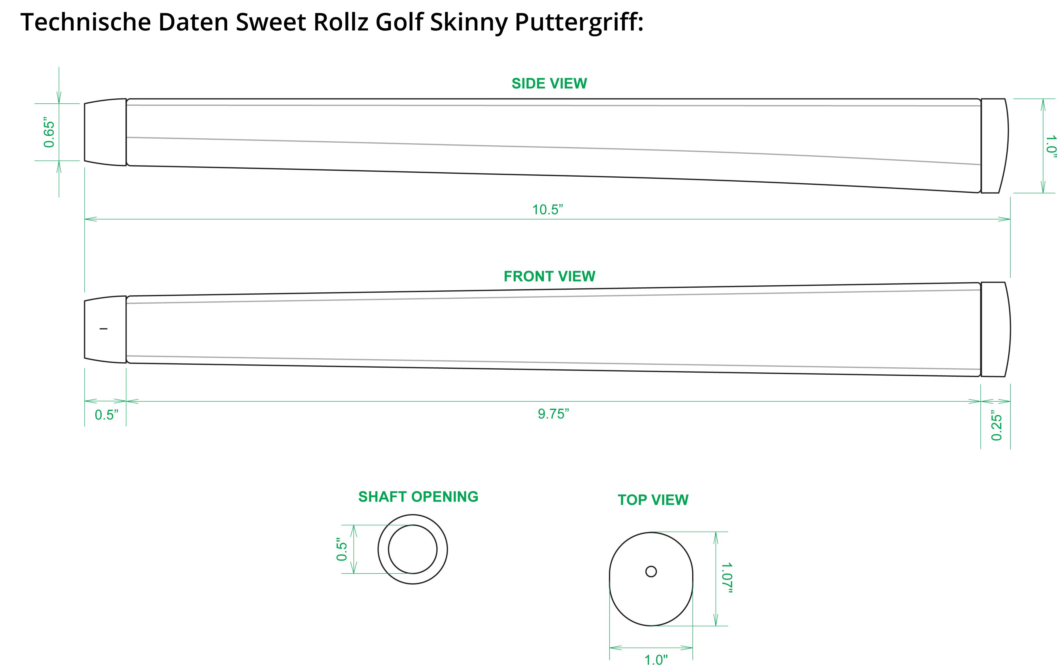 Specs Sweet Rollz Skinny Putter Grip