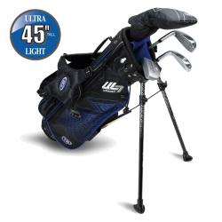 US Kids Golf UL7 Starterset Ultralight UL45 115122cm LH schwarzblau