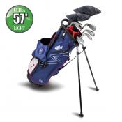 U.S. Kids Golf UL7 Starterset Ultralight UL57, 145-152cm, LH, 7-teilig, navy/rot