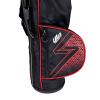 U.S. Kids Golf UL7 Ultralight Series Bag, UL39 / 100-107cm, schwarz/rot