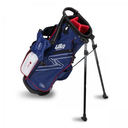 U.S. Kids Golf UL7 Ultralight Series Bag, UL48 / 122-130cm, navy/rot