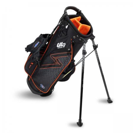 U.S. Kids Golf UL7 Ultralight Series Bag, UL51 / 130-137cm, schwarz/orange