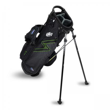 U.S. Kids Golf UL7 Ultralight Series Bag, UL57 / 145-152cm, schwarz/grün