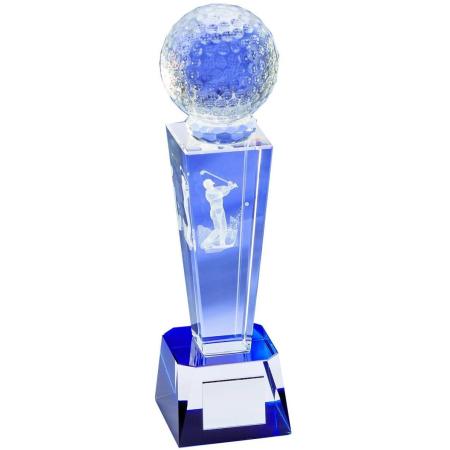 Crystal Golf Trophäe