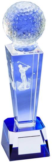 Crystal Golf Trophäe