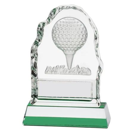 Crystal Golf Trophäe Challenger mit Ball