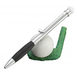 Silverline GolfballKugelschreiber mit Halter