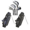 Silverline Tour Classic TC-46 Herren Golfset Halbsatz, RH, Bag schwarz