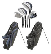 Silverline Tour Classic TC-46 Herren Golfset Halbsatz, RH, Bag schwarz