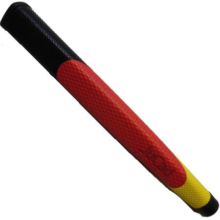 JuCad Jumbo Putter Griff, schwarz/rot/gold