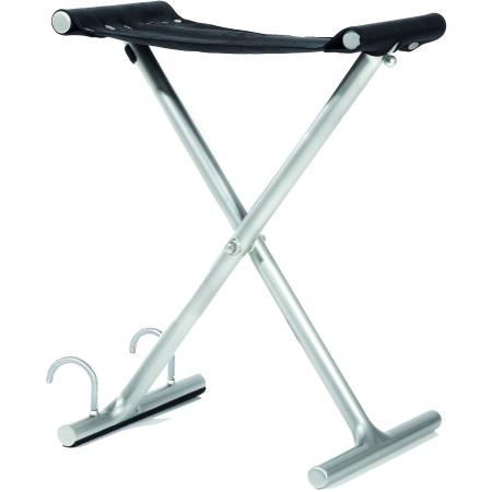 JuCad Carbon Trolley Golfersitz, silber lackiert