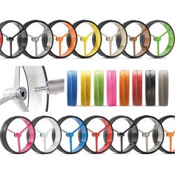 JuCad ZusatzErsatzbereifung Rädersatz Handwagen Carbon 2teilig