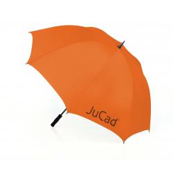 JuCad Teleskop Golfschirm orange