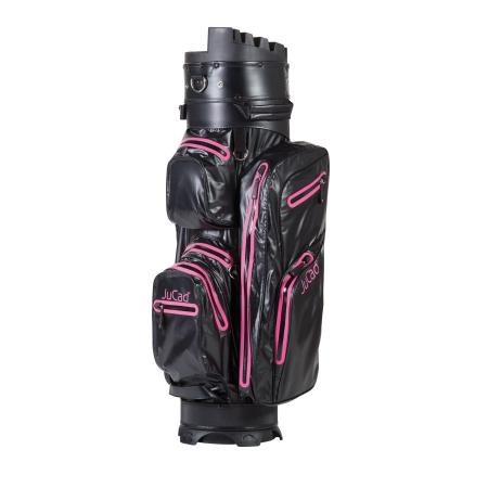 JuCad Cartbag Manager Dry, schwarz/RV pink