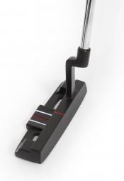 JuCad Edelstahl Putter, mattschwarz, X100