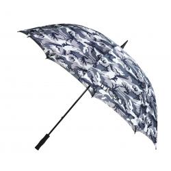 JuCad Teleskop Golfschirm camouflage grau