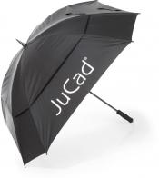 JuCad Teleskop Windproof Golfschirm, schwarz