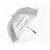 JuCad Teleskop Windproof Golfschirm, silber (UV-Schutz)