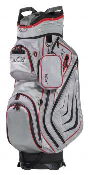 JuCad Cartbag Captain Dry, grau/rot