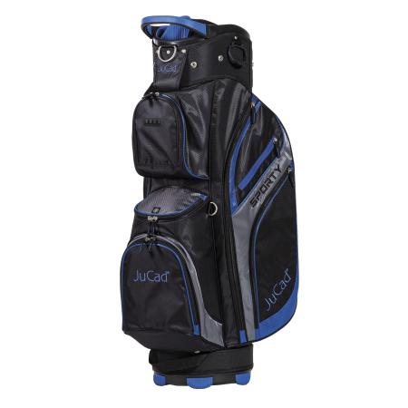 JuCad Cartbag Sporty, schwarz/blau