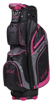 JuCad Cartbag Sporty, schwarz/pink