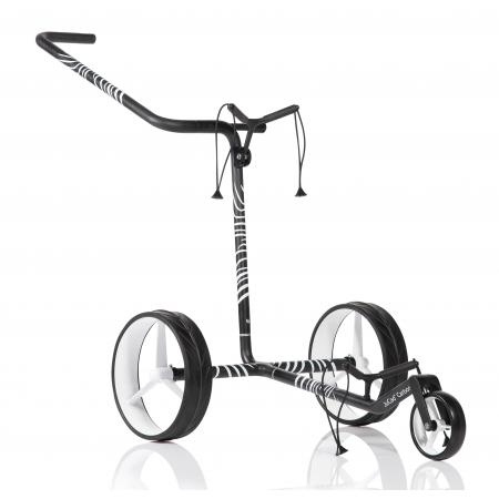 JuCad Carbon 3-Rad-Trolley, Zebra (matt)