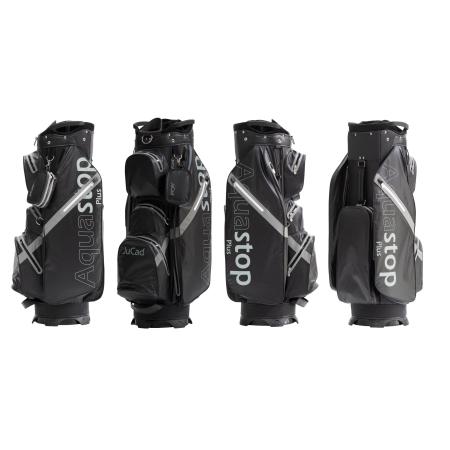 JuCad Cartbag Aquastop Plus, schwarz/titanium