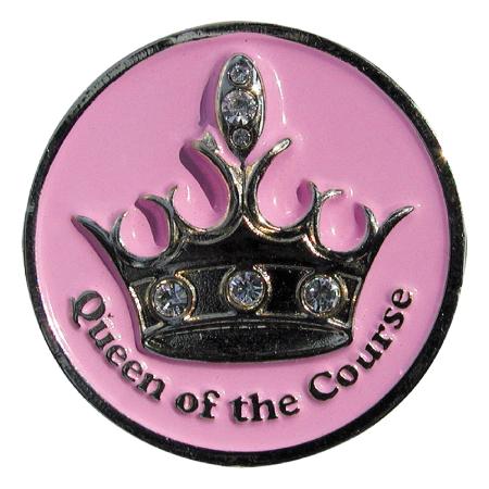 Navika Artsy Ballmarker &quote;Queen of the Course&quote;, pink