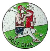 Navika Glitzy Ballmarker &quote;Golf Diva&quote;