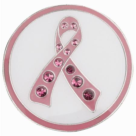 Navika Glitzy Ballmarker &quote;Sparkle Pink Ribbon&quote;