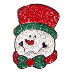 Navika Glitzy Ballmarker Snowman