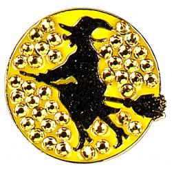 Navika Crystal Ballmarker Hexe auf Besen