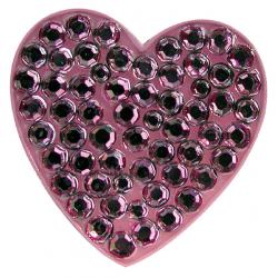 Navika Crystal Ballmarker Heart pink