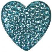 Navika Crystal Ballmarker &quote;Heart&quote;, blau