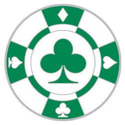 Navika Basic Ballmarker Pokerchip grün