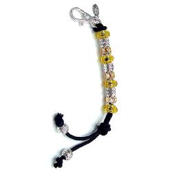 Crystal Zählkette gelb