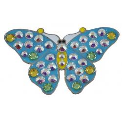 Navika Crystal Ballmarker Butterfly 2 blau