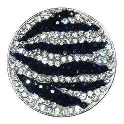 Navika Micro Pavé Crystal Ballmarker Zebrazz