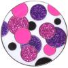 Navika Glitzy Ballmarker &quote;Polka Dot&quote;, lila