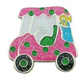 Navika Glitzy Ballmarker &quote;Pink Cart&quote;