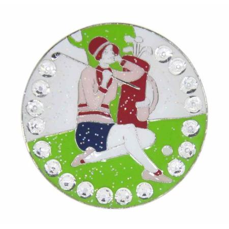 Navika Crystal Ballmarker &quote;Golf Diva&quote;