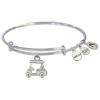 Navika Armspange mit Golf-Charm, silber, Golfcart