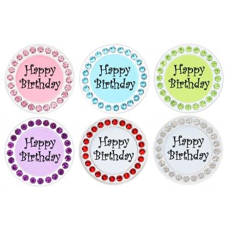 Navika Crystal Ballmarker &quote;Happy Birthday&quote;