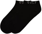 K. Bell Damen-Golfsocken Rhinestone Golf, schwarz