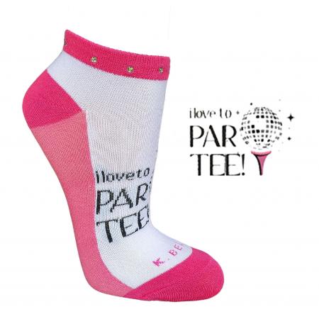 K. Bell Damen-Golfsocken I love to PAR TEE!