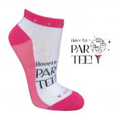 K. Bell Damen-Golfsocken I love to PAR TEE!