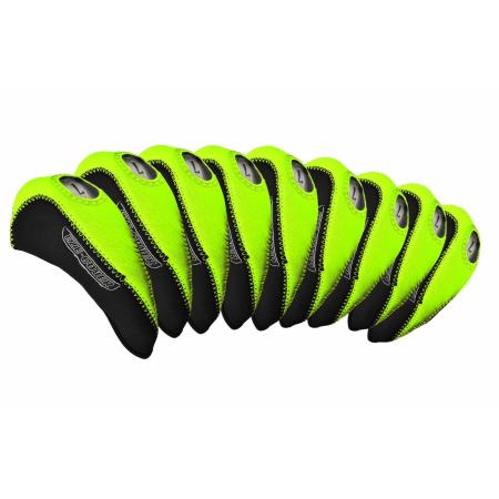 Eze Neopren Iron Cover Set, schwarz/lime