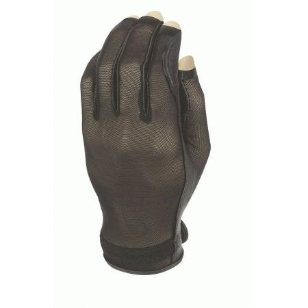 Evertan Three-Quarter Damen Sonnenhandschuh, Black Pearl, links (für Rechtshänder), S